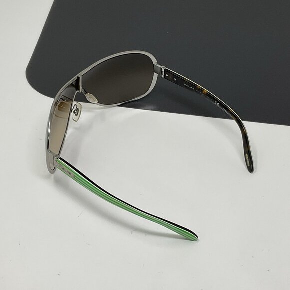 Ralph Lauren Shield Sunglasses RA 4078 102/13 125 Light Silver Brown Gradient